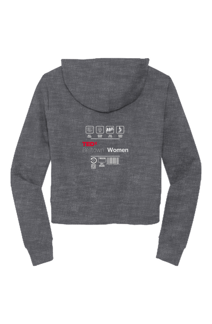 TED Women: District Womens Zip Hoodie