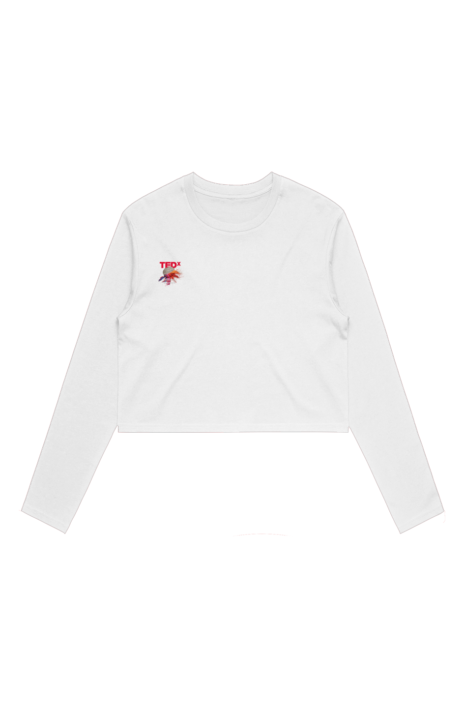 I Heart TEDx: Wo's Crop L/S Tee